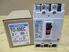 Teco Thermal-Magnetic Breaker TO-50EC-3P50N