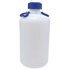 Carboy, 25 L Capacity – Ml, 6.6 Gal Capacity – Oz, Screw On Closure, Hdpe,