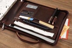3 Ring Check Binder 9″x11.25″ Zippered Business Checkbook Holder, Fits 3 & 9 Hol
