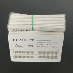 100Packs Dental Orthodontic Metal Brackets Mini Roth 022 345 hooks Mesh Base