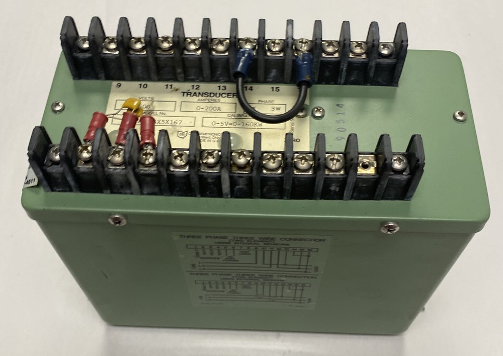 Ohio Semitronics,PC20-006X5X167,Transducer 0-200A 0-600V