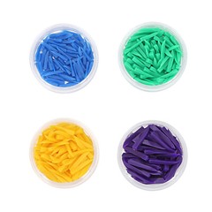 Dental Disposable Wedges Plastic for Dental Fillings Tooth Gap Wedges 4 Colors