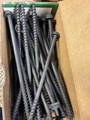 Lot of 2 Boxes SPAX 1/4 x 6″ Hex Black (High Corrosion Resist) Total of 100
