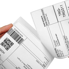 2 Rolls 4×6 Direct Thermal Shipping Labels 450/Roll For Zebra Eltron 2844 ZP-450