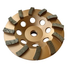 5″ Concrete Grinding Cup Wheels 12 Diamond Abrasive Seg 5/8″-11 Arbor