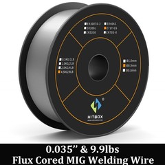 Low Spatter 9.9lbs & 0.035in Flux Core Welding Wire Flux Mig Welder Welding Wire