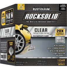 Rust-Oleum 282829 RockSolid Polycuramine Garage Floor Coating Clear Kit