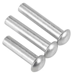 Solid Aluminium Dome Head Round Rivets DIN 660 2mm 2.5mm 3mm 4mm 5mm 6mm 8mm