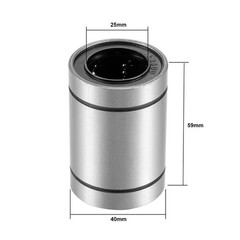 4PACK LM25UU Linear Ball Bearings 25mm Bore 40mm OD 59mm Long