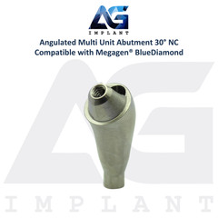 10 Angled 30° Multi Unit Prosthetic NC Int Hex Megagen® BlueDiamond Compatible