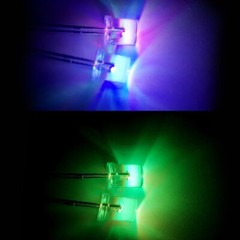 100PCS 3mm 5mm Flat Top LED lights Pre Wired 12V 24V 2pin light-emitting diode