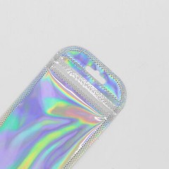 Pack of 100 Clear & Holographic Stationary Beauty Packaging Supply Mylar Bags
