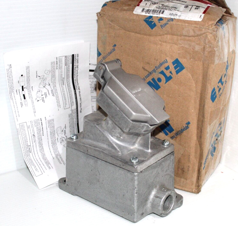 ⭐NEW⭐ EATON CROUSE HINDS ENR21201 EXPLOSION PROOF 20-Amp 120Vac 20A RECEPTACLE