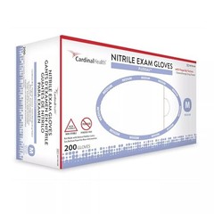 CARDINAL HEALTH Flexal Nitrile Exam Gloves Cornflower Blue LOT-88TN06XXL NEW