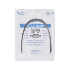 10Packs Dental Orthodontic Arch Wire Niti Super Elastic Round Ovoid Form AZDENT