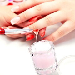 12Pcs Dental Dappen Dish Mixing Bowls Crystal Acrylic Powder Cup Nail Art Tool