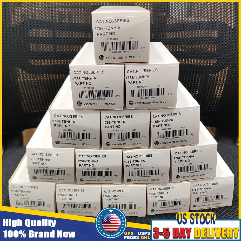 1x New Allen-Bradley 1756-TBNH ControlLogix 20 Pin Block US Stock Factory Sealed