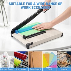 Paper Cutter A4 Paper Trimmer 12”Cut Length 12 Sheet Capacity for Home & Office
