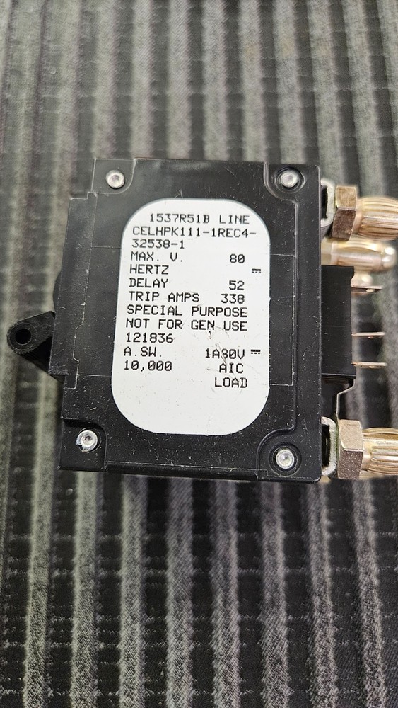 AIR PAX CIRCUIT BREAKER CELHPK111-1REC4-32538-1 250 AMPS