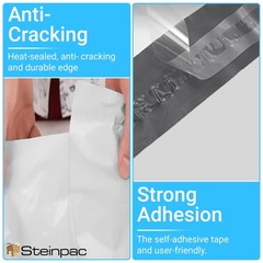 Steinpac Large Poly Mailers 19X24 50 Pack Self-Sealing Package Envelopes Strong