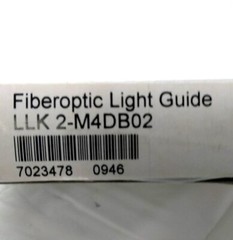 Lot of 2 New SICK LLK2-M4DB02 Fiber Optic Cable, 1mm Bundle, .2m Long