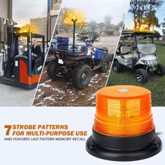 Xprite 40 LED Beacon Strobe light Flashing Emergency Light Amber roof top lamps