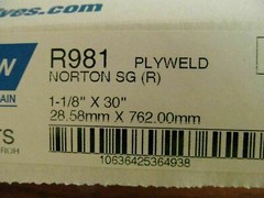 10 Norton SG 1-1/8″ X 30″ Abrasive Sanding BELTS R981 Grit 80 plyweld (Z-31[x10)
