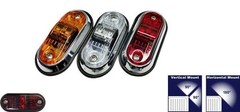 Tecniq S170 Chrome Base & Gasket for Surface-Mount Marker Lights