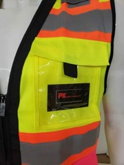 Three Tone High Visibility Yellow / Pink Safety Vest Size Small – 3XL
