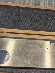 IIW Type 2 Reference Block Steel SN 24-2342 Fitted Wooden Storage Case