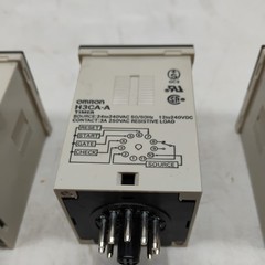 3X Omron H3CA-A Digital Timer Relay 11 pin With Relay Socket 27E892