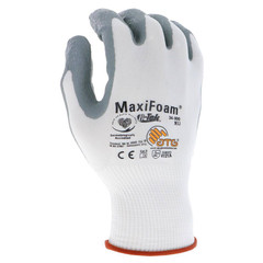 Maxi Foam Premium Unisex X-Large White Nitrile-Coated Grip Abrasion Resistant Ou