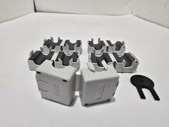 (5) Wurth Elektronik 742 717 22 Split Ferrite Cores 270 Ohm @100 MHz With Key