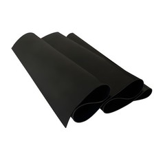 Solid Black Rubber Gasket Sheet – Various Sizes & thicknesses 1mm – 30mm