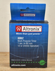 NEW in Box Altronix 6062 Multi-Purpose Timer 1 Second to 60 Seconds 12 or 24VDC