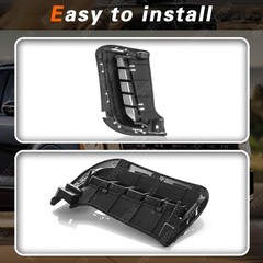 2020-2022 Telluride Fog Light Bezels Grey Painted Lower Grille Cover Trim Pair
