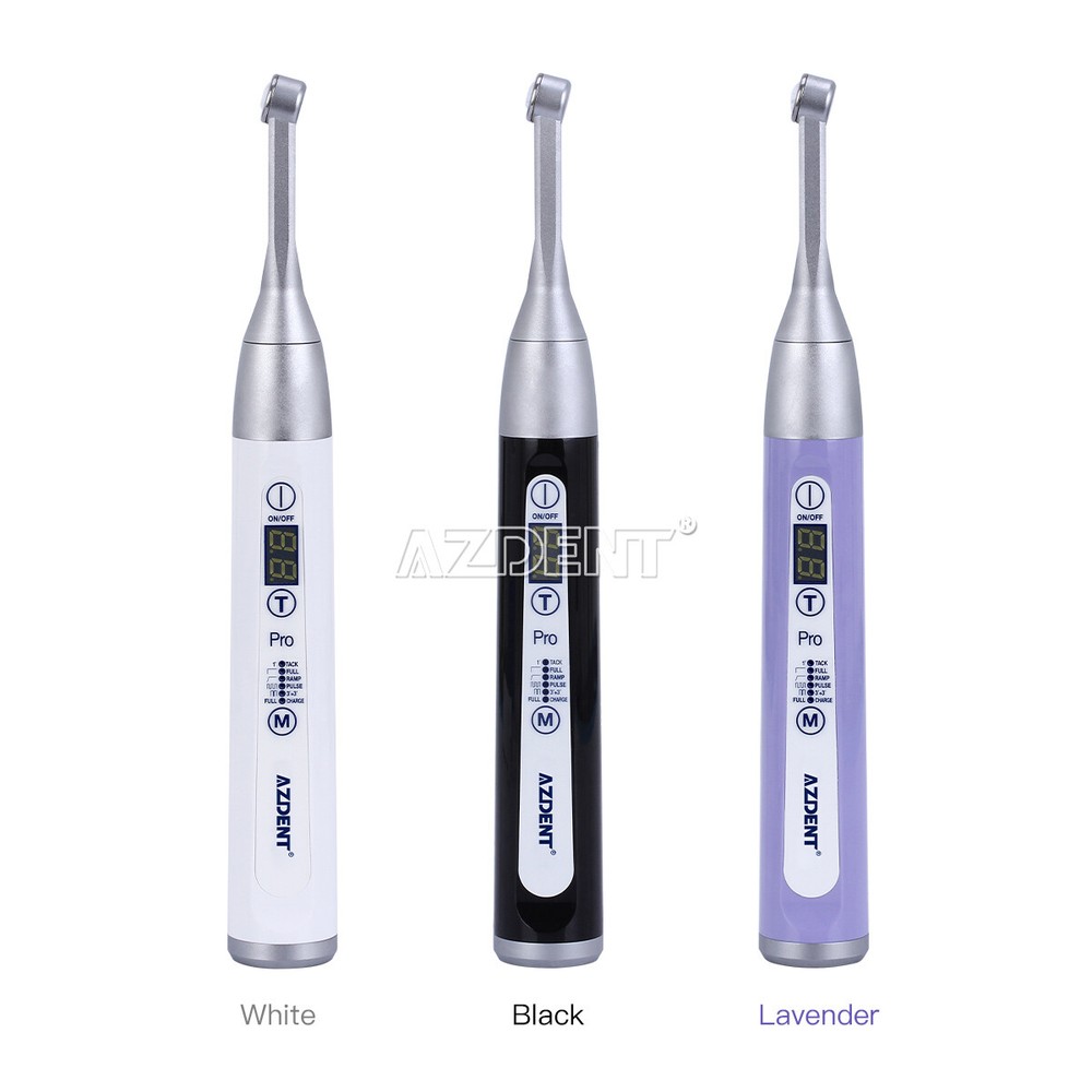 AZDENT Dental Wireless LED Curing Light Lamp 1 Second Curing High Power