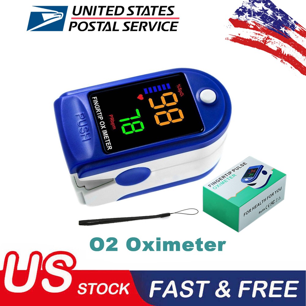 Finger tip Pulse Oximeter Blood Oxygen meter SpO2 Heart Rate Monitor LK87