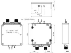 8 GHz Phase Locked Oscillator 10 MHz External Ref. High RF Output High Voltage