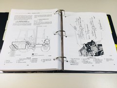 Ford 555A 555B 655A Tractor Loader Backhoe Service Repair Manual In Shop Binder