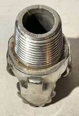 Tri Cone 4 7/8 Oil & Gas Drill Bit 10 pounds All Three Gears Spin Easily