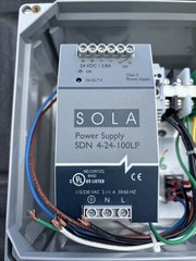 EMERSON SDN 4-24-100LP SOLA 85-264 VAC 24 VDC 3.8 AMP Setup