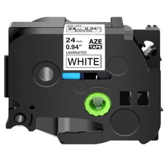 Compatible with Brother Black on White Label Tape Tze 251 Tze-251 PT 24mm