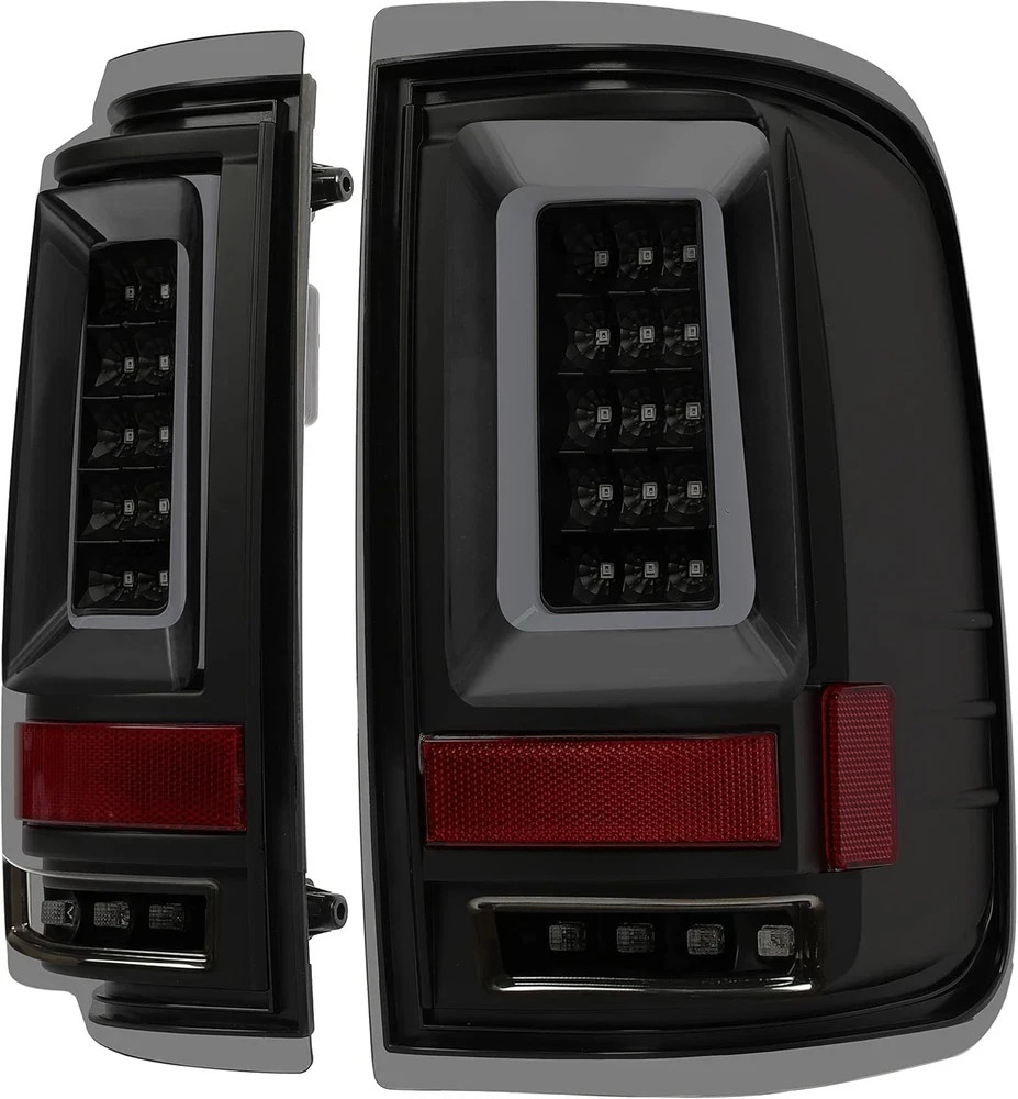 LED Tail Lights Compatible with 2004-2008 Ford F150 w/3D LED Tube Bar Replacem..