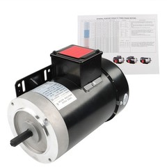 3 Phase 56C Frame 1800 RPM TEFC 230 / 460 Volt 2 HP General Electric Motor New