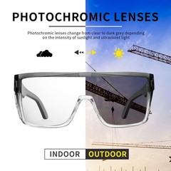 Transition Photochromic Safety Glasses For Men Women Wrap Around Safety glass…