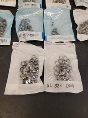 Molar Bands. Dental, Stainless, Various Sizes- 300+ Count (Z10)