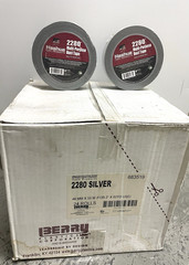 Lot of 24 Nashua 2280 Multi-Purpose Duct Tape 1.89 in x 60 yd – Silver USA Made