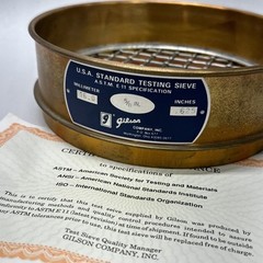 NEW Gilson 8” Brass 0.625″ USA Standard Testing Sieve 16mm / 0.625” ASTM 15875µm