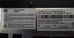 Harris/Macom Desk Top Station CS700 With 2 upright mics